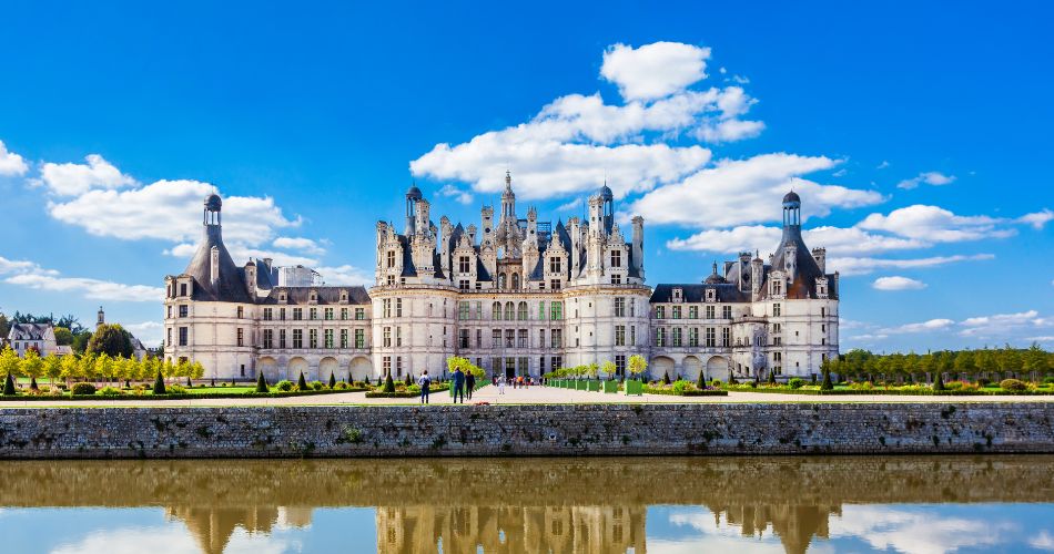 Chateau De Chambord Palace in Loire Valley France