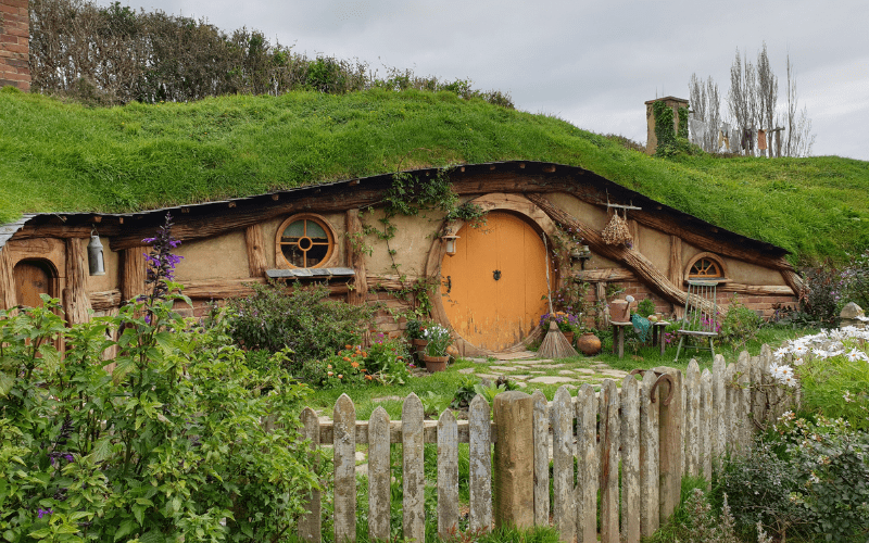 Hobbit House in Hobbiton, New Zealand